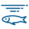 Illustrasjon som viser fisk under vatn