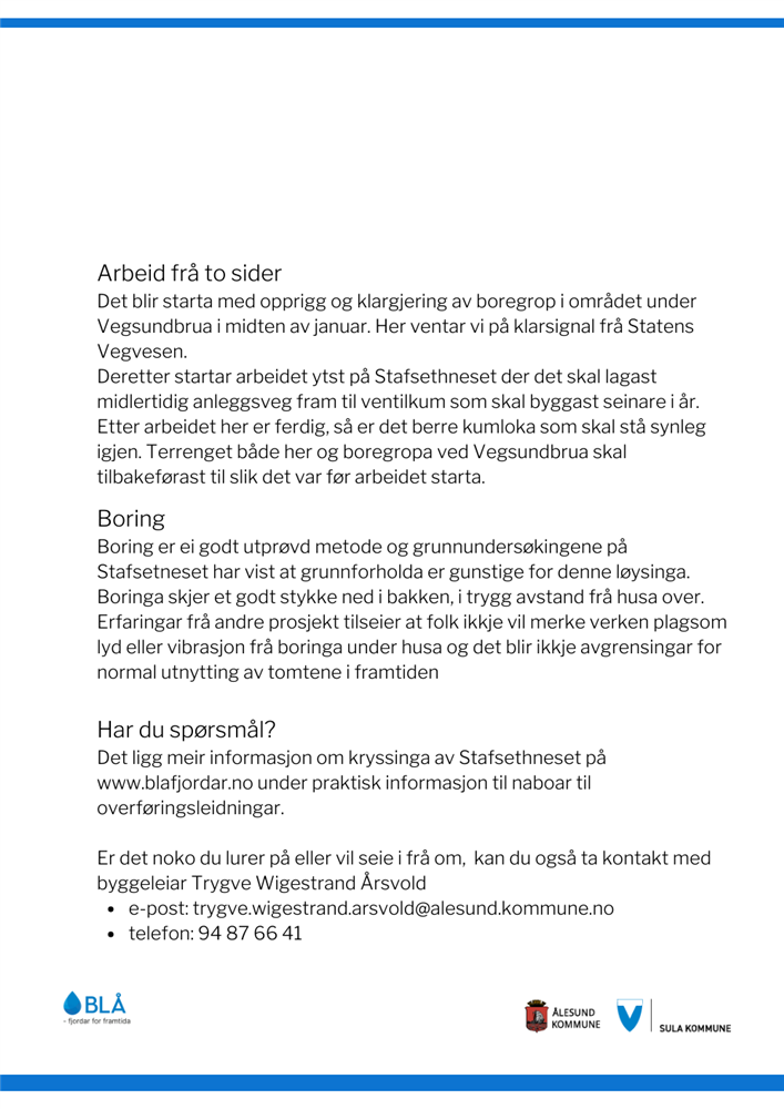 informasjonsside i brosjyre - Klikk for stort bilete