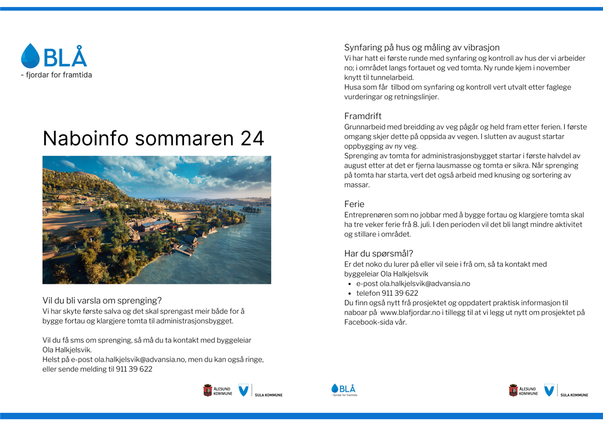 informasjonsark - Klikk for stort bilete